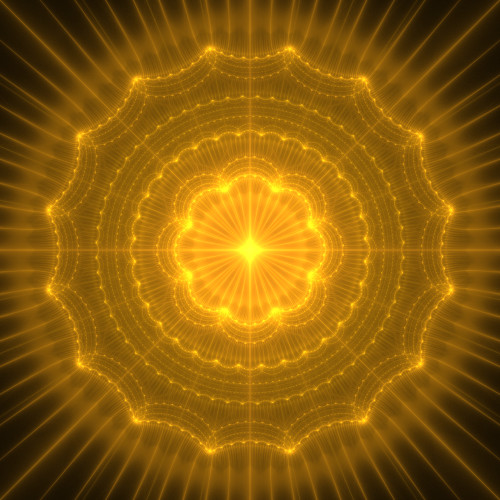 Golden Radiance Mandala Large